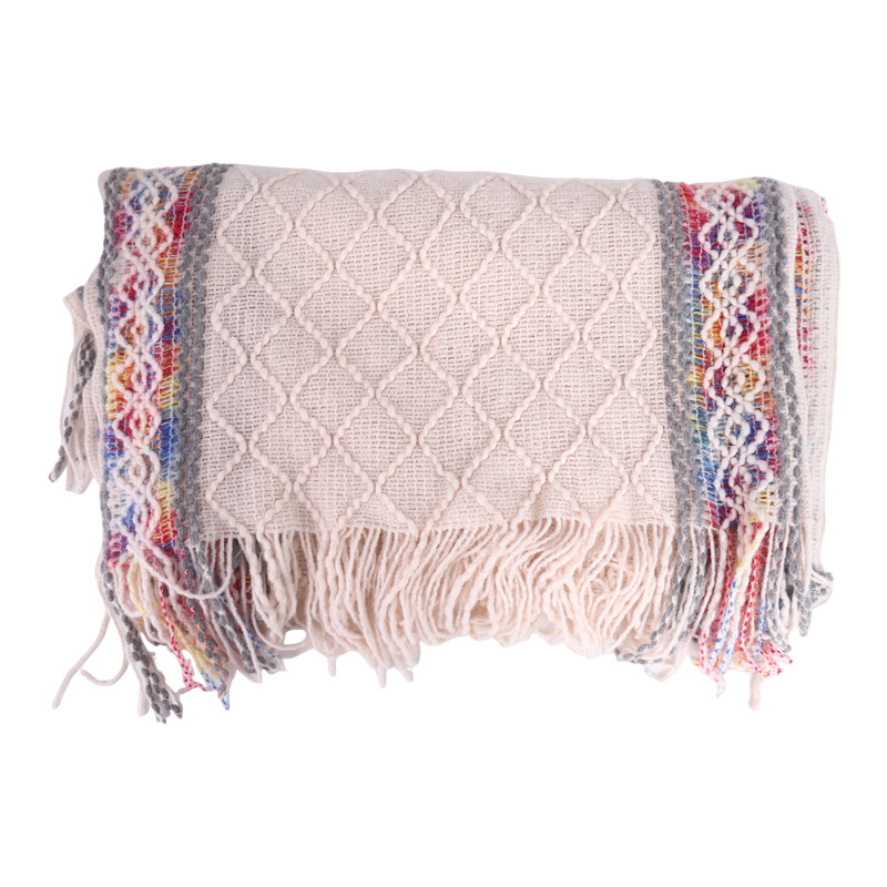 Turismo de estilo étnico encapuchado chal mujer en Xinjiang Yunnan bohemia sala de aire acondicionado camisa de punto camisa de abrigo