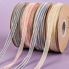 韩国褶皱纱雪纱珍珠纱织带DIY发饰材料蝴蝶结辅料服装装饰丝带