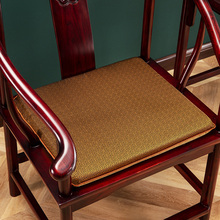 RS7B中式红木沙发座垫中国风实木家具餐椅圈椅四季椅官帽凳子复古