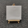 desktop DIY Young Children Fine Arts Hand drawn Early education woodiness Mini White Canvas Oil Painting Frame Display rack suit Decoration