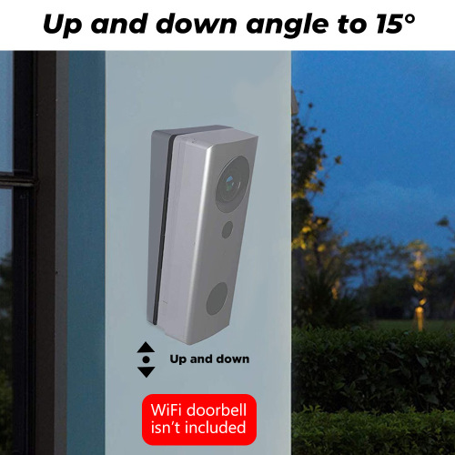 Doorbell Bracket WIFI Video Left Right Up Down Angle Adjustment Installation Plate Bracket Wedge Doorbell Adjustment