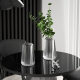 Yu Meiren diy Crystal epoxy resin mold striped heightened three-dimensional vase pen holder silicone mold wholesale