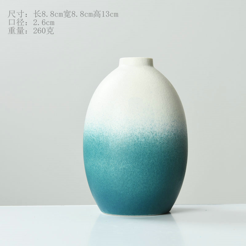 M 꽃병-블루