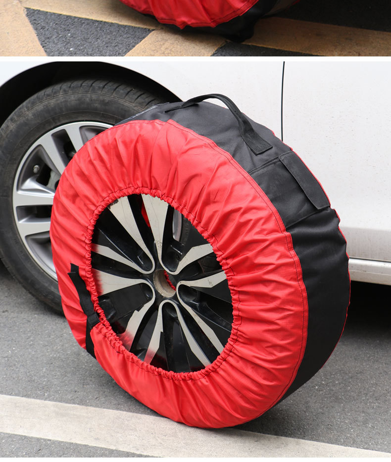 Car tire storage bag dustproof storage bag snow tire storage packaging bag Oxford cloth waterproof sunscreen tire cover