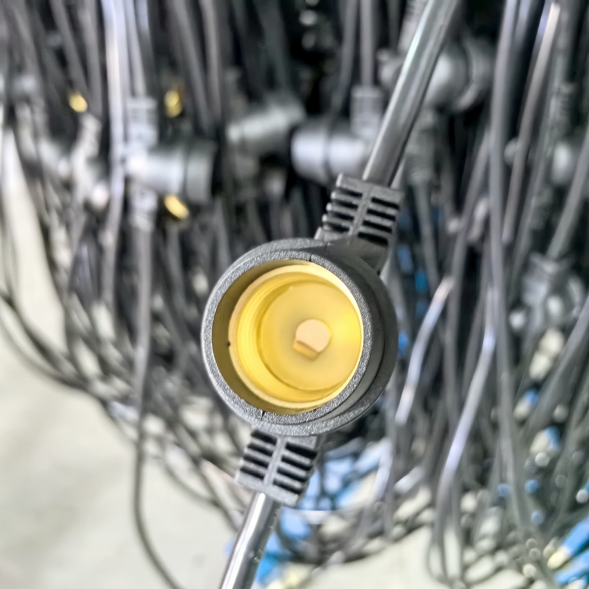 生产鸡舍养殖灯串大棚养殖火龙果养殖补光灯串灯座E27防水灯头