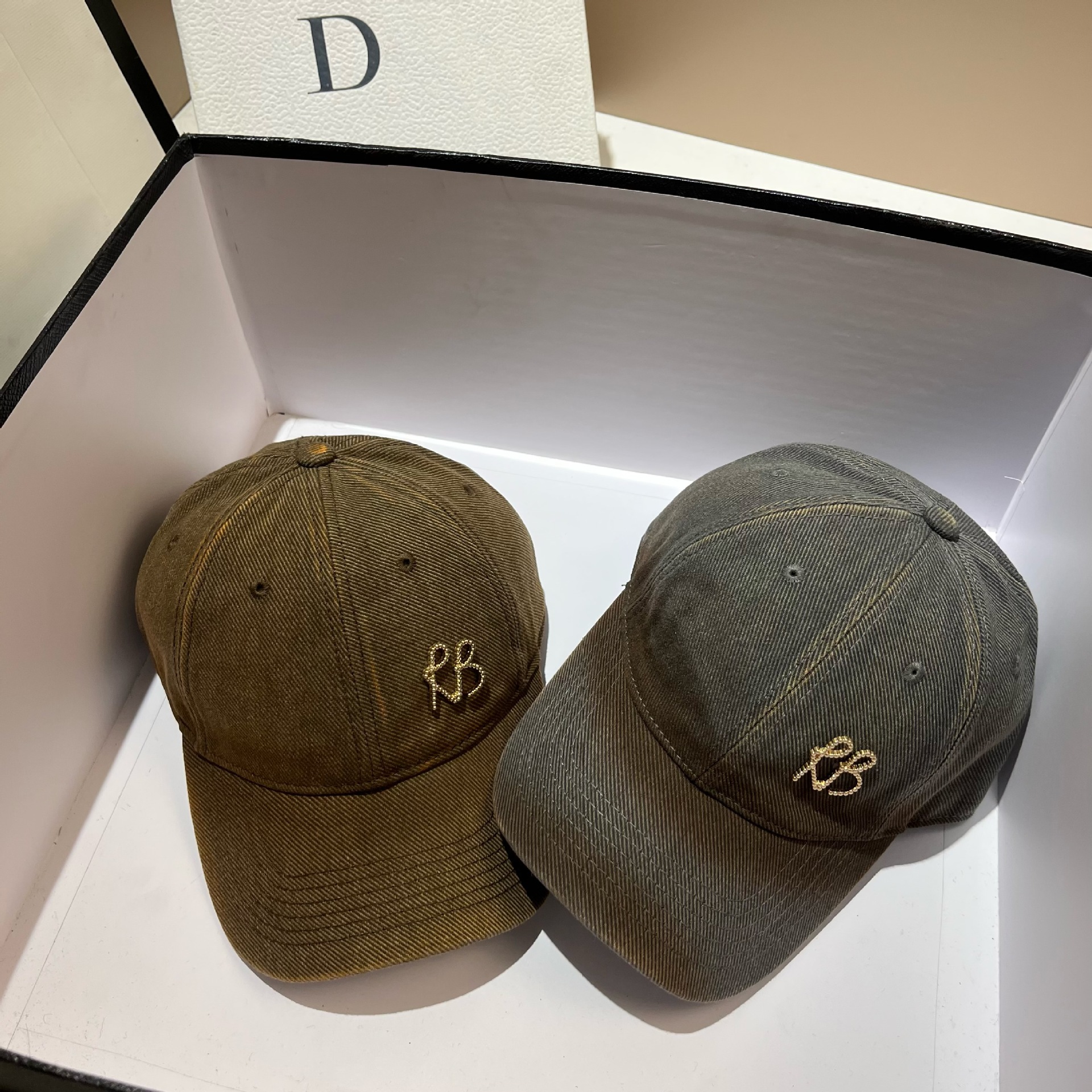 RB-Baseballmütze mit Farbverlauf für den Frühling und Sommer, neue Outdoor-Sport-Freizeitmütze, modische und vielseitige Entenschnabelmütze_voghion.com