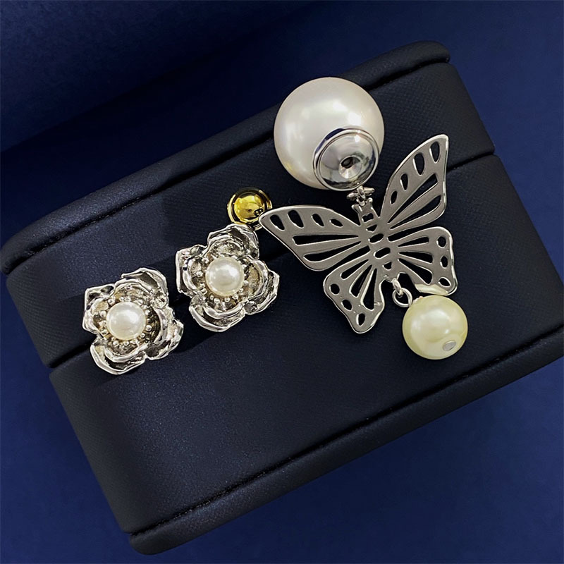 1 Par Elegante Mariposa Enchapado Cobre Pendientes De Gota display picture 5