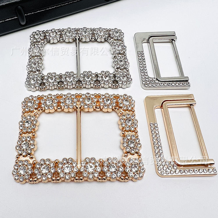 【金属镶钻扣】厂家现货皮带扣腰带扣服装箱包鞋帽泳装饰品BK249