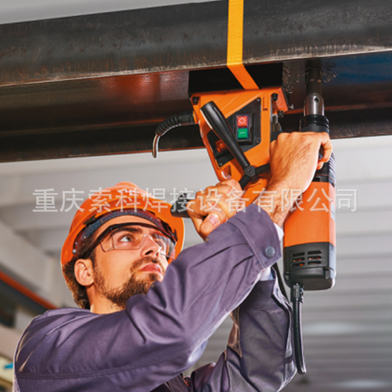 创恒磁力钻机DX35钻孔好搭档 小身板 小型空心钻机 耐磨双向导轨