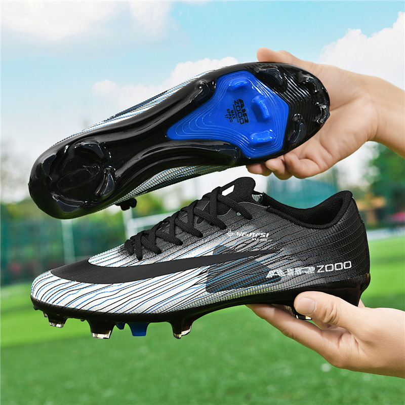 Zapatillas de Fútbol de Caña Baja de KPU y TPU Transpirables para Césped Artificial y Natural