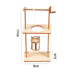 Creative Handicraft Invention Technology DIY Well Windlass for Primary School Students Children's Science Experiment Educational Teaching Aids