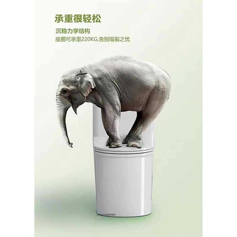 酒店矮水箱马桶陶瓷马桶坐便器抽水超漩虹吸式大口径节水防臭静音|undefined