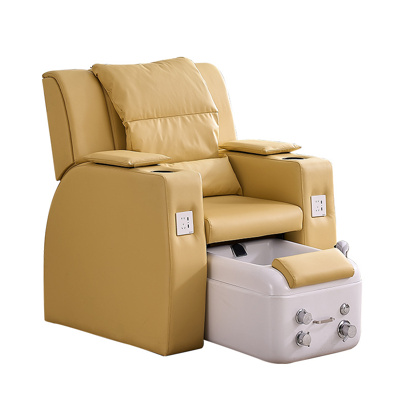 Manicuría salón de belleza tatuajes de pestañas belleza sillón pie terapia sofá de baño de pies de doble propósito salón de salud pie terapia tienda de fábrica aplicable