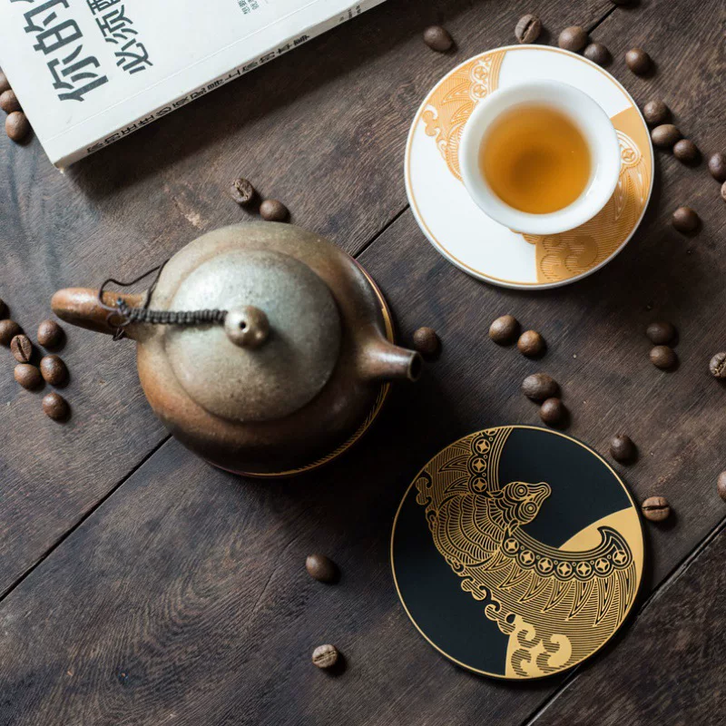 Creative rubber Japanese silicone tea cup, tea set with accessories