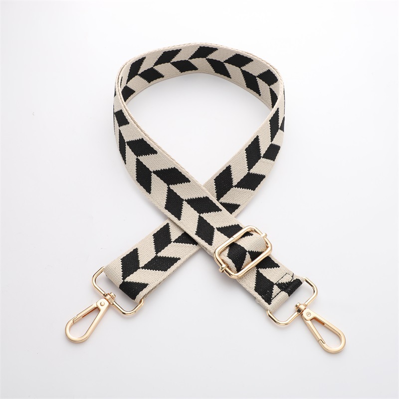 Polyester Plaid Bag Strap display picture 4