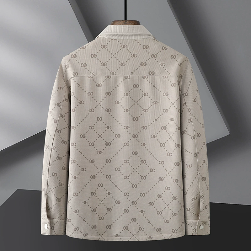 Men's spring jacket for leisure, trend of season, plus size, oversize