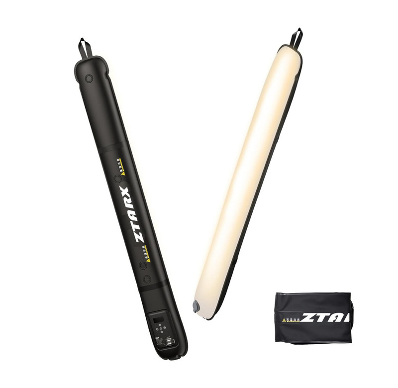 ZTARX 特許取得済み屋外折りたたみインフレータブルキャンプランプソーラーインフレータブルランプ防水磁気吸引柱フィルライトスティックランプ|undefined