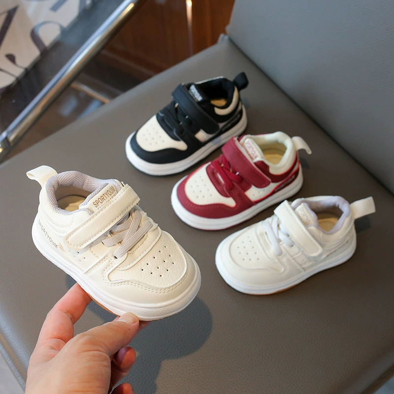 Детские ходунки Весенние и осенние модели 1-3 года 4 женская повседневная обувь девять месяцев для мальчиков повседневные кроссовки на мягкой подошве