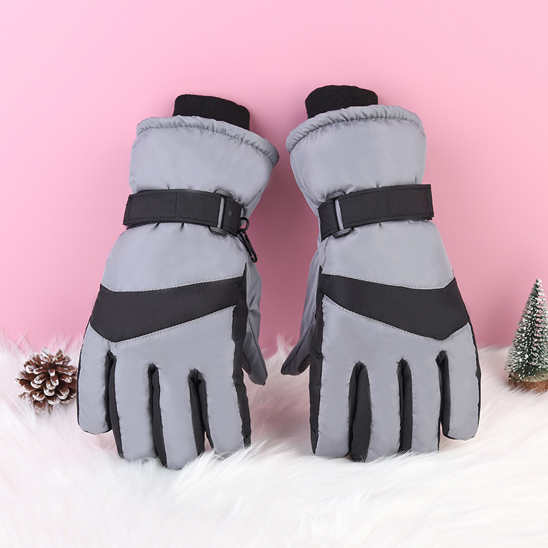 Guantes personalizados con logotipo de texto publicitario para enviar regalos corporativos de invierno para hombres y mujeres guantes calientes impresos personalizados