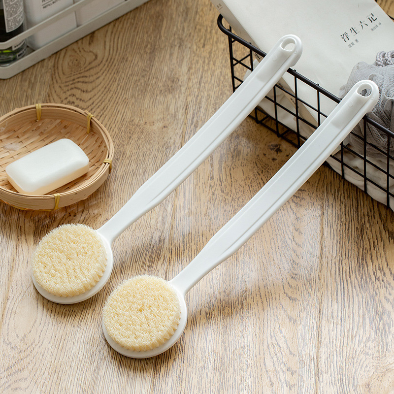 Bath Brush with Long Handle, Body Brush, Back Scrubber, Exfoliating Brush, Massage Brush, Deep Cleaning, Soft Bristles Bath Brush with Long Handle, Body Brush, Back Scrubber, Exfoliating Brush, Massage Brush, Deep Cleaning, Soft Bristles