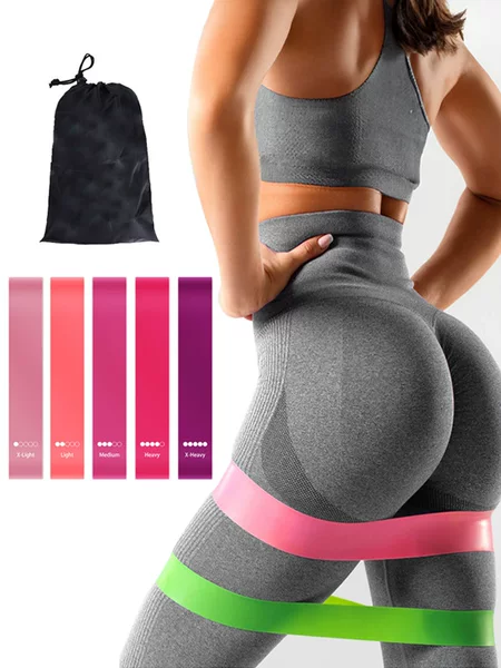 Tpe Elastic Band Yoga Exercise Thickeneded Resistance Band Pull Ring Rubber Strength Training Quick Hip Lift Elastic Ring