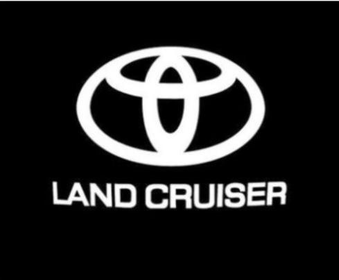 Aplicable toyuta Toyota kuroze Cand Cruiser puerta del coche Luz de bienvenida cristal cuarzo chip colorfast