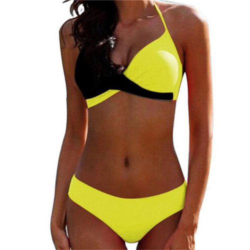 Sexy Bikini Pad Push Up Swimwear Women Biquinis Feminino Cross-border