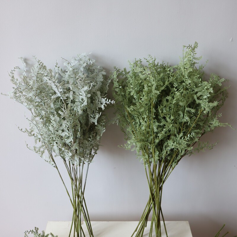 9 fork flocking flat leaf thousand silk leaf single green plant home decoration wedding flower simulation flower simulation green plant leaf 9 fork flocking flat leaf thousand silk leaf single green plant home decoration wedding flower simulation flower simulation green plant leaf