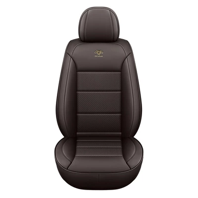22 New Car Seat Cushions: Four Seasons Pad - single-seat-coffee-brown-five-seat-cushions-with-full-leather