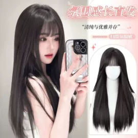 假发长卷发;长直发假发;假发马尾