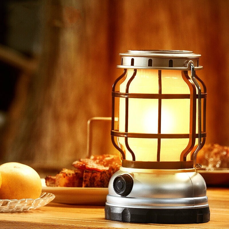 New Camping Style Lamp, Solar Outdoor Tent Lamp, Lighting Camp Lamp, Hanging Ultra-Long Battery Life, Also Camping Style Lantern