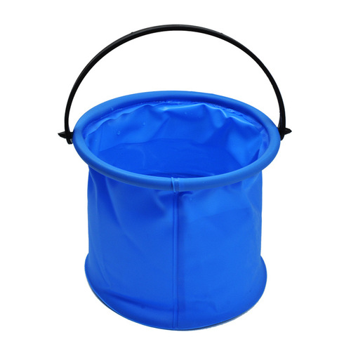 Folding bucket art small bucket without compartment plastic small bucket pen washer bucket painting folding silicone pen washer bucket