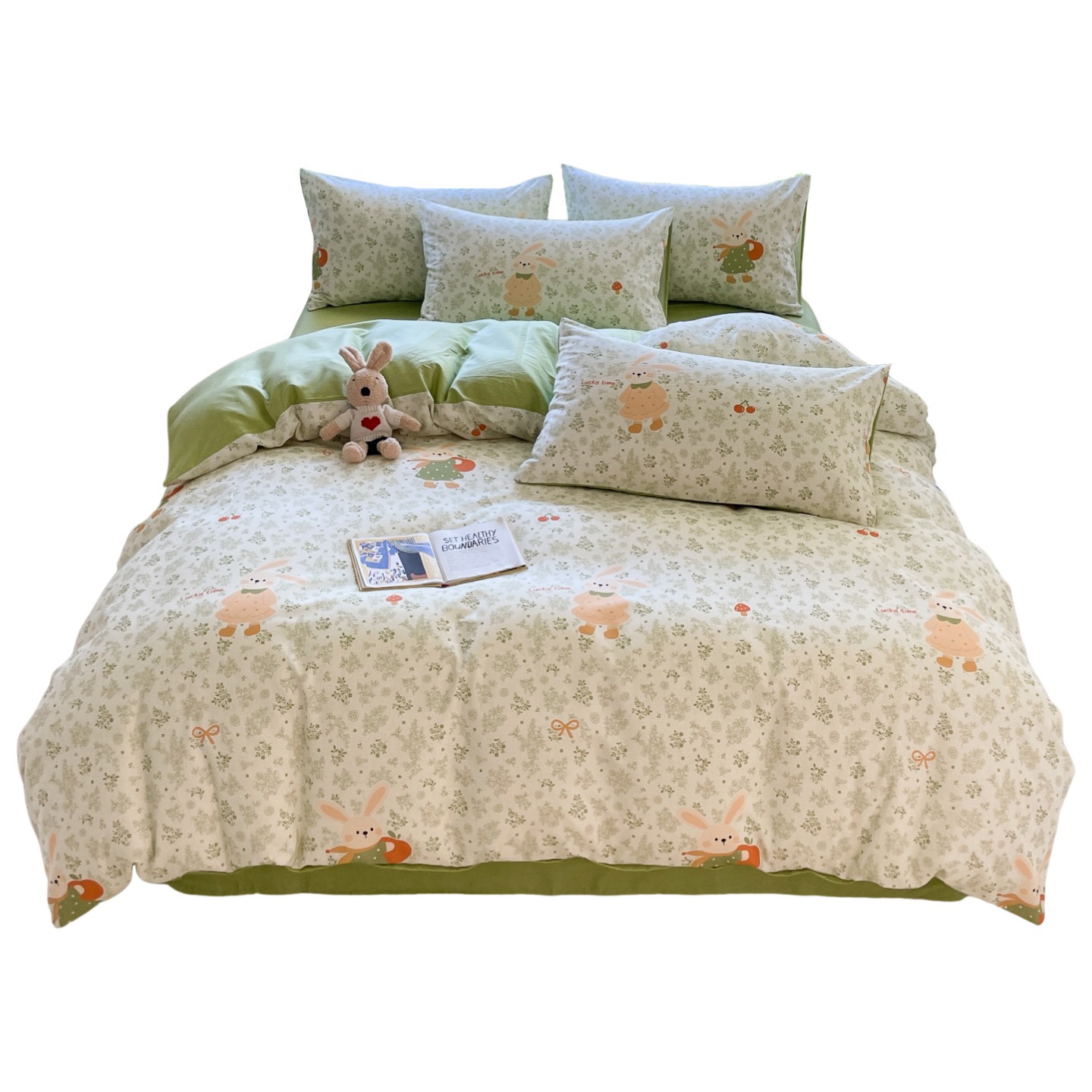 Classe A de alta gama algodón abrasión cuatro piezas set 100 algodón puro engrosado colchón cama Kasa2025 nuevo otoño invierno ropa de cama