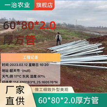 热镀锌钢管大棚钢管骨架温室育苗大棚花卉种植薄膜遮阳大棚椭圆管