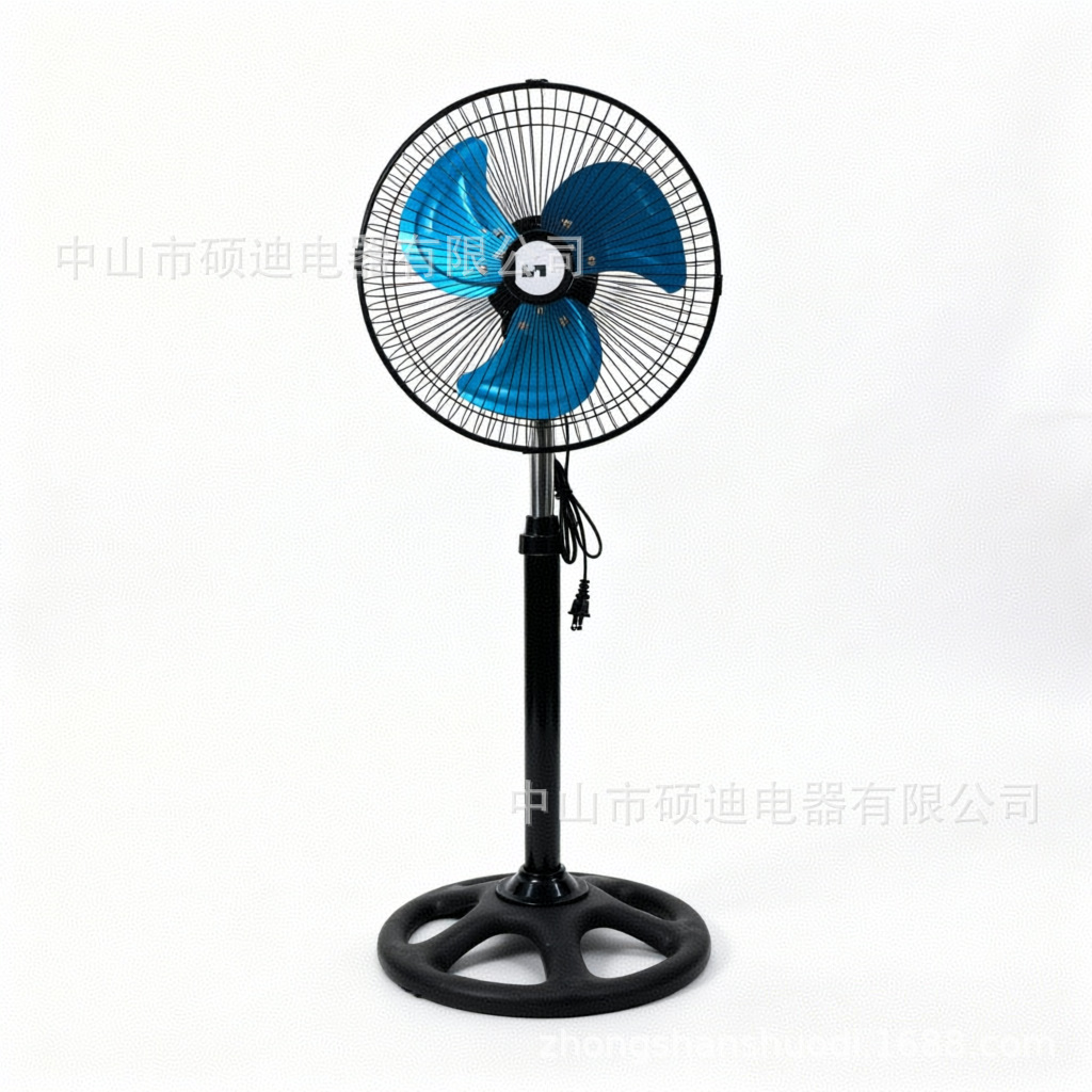 Ventilador de piso de 12 pulgadas, 110V, oscilante vertical, eléctrico, modelo superventas transfronterizo con gran flujo de aire, precio mayorista OEM de fábrica. image 6