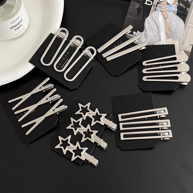 Horquilla de metal de alta calidad para otoño e invierno clip para flequillo en la frente femenina