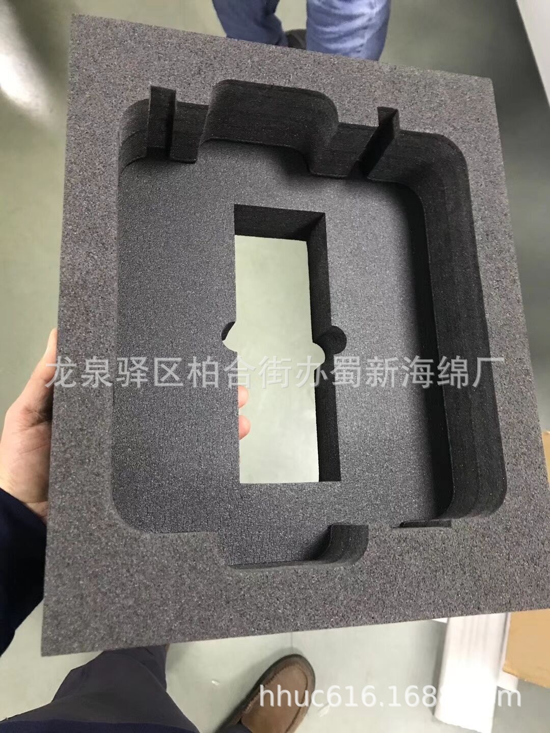 仪器内衬静电包装泡沫/物流运输防护内托包装泡棉/导电包装海绵