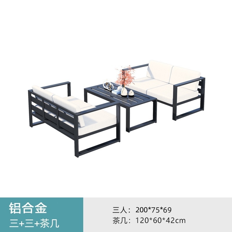 Mesa de centro para tres personas