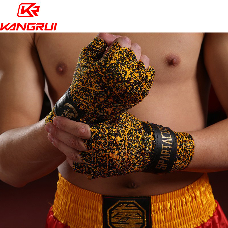 3 M 5 M Sanda fitness lucha Muay Thai banda de mano absorbente de sudor transfronterizo Kangrui boxeo protector de la mano vendaje de lana de alta elasticidad