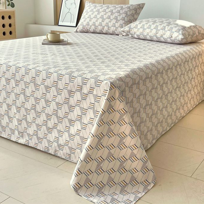 Nuevas sábanas de tela gruesa vieja de algodón de primavera y verano