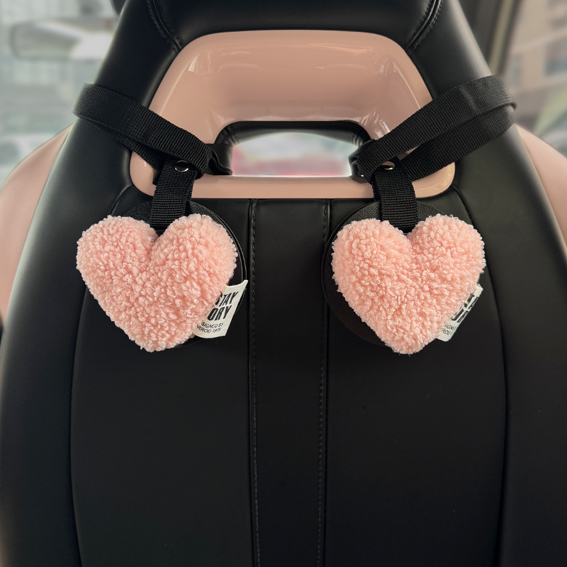 Amor creativo gancho trasero de coche asiento deportivo multifuncional de coche gancho trasero de asiento integrado mujer oculta