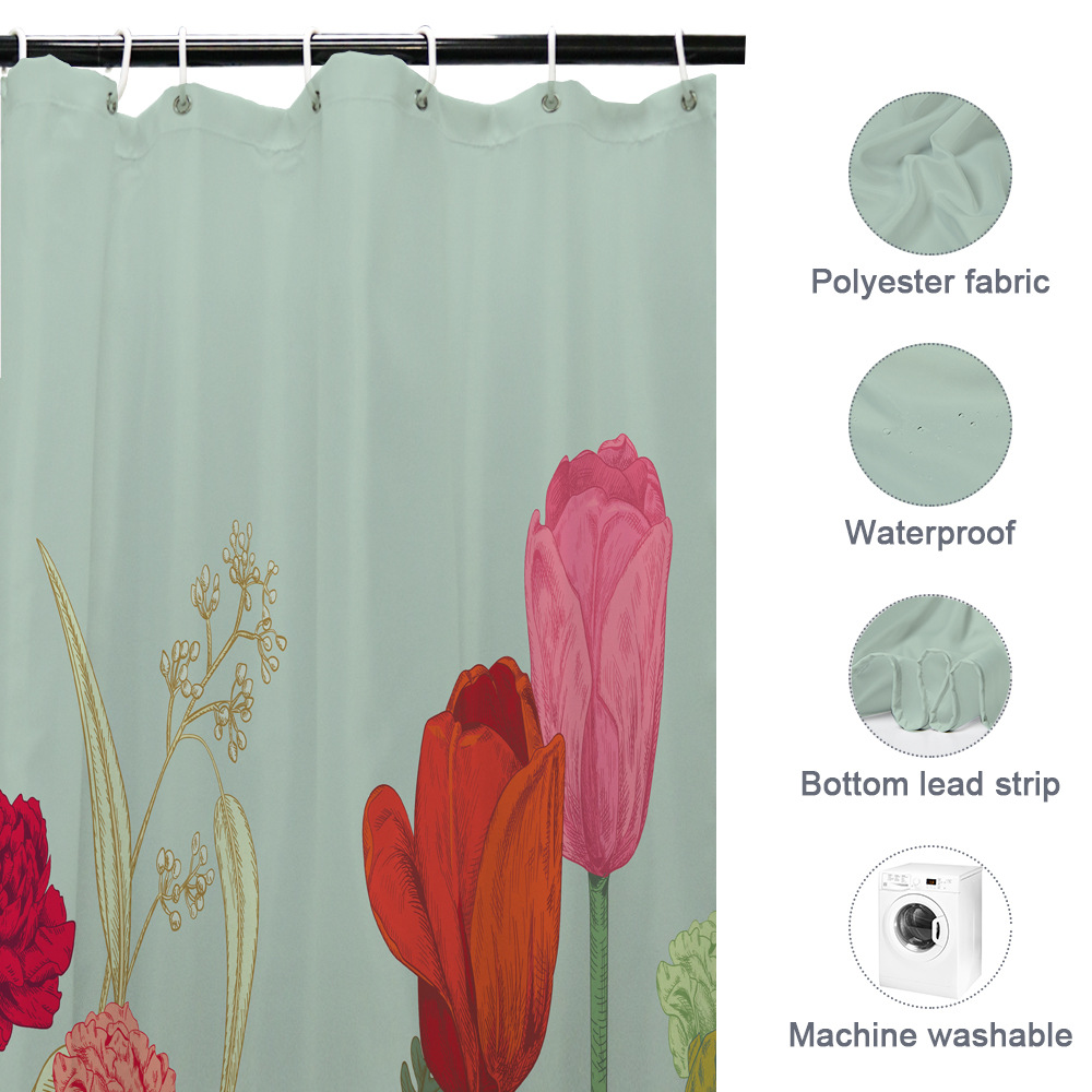 LC-DP-4951-SCBMS-2 红粉黄花卉