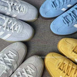 莆田鞋SPEZIAL德训鞋王安宇同款T头鞋阿迪得训鞋红白校园男女板鞋