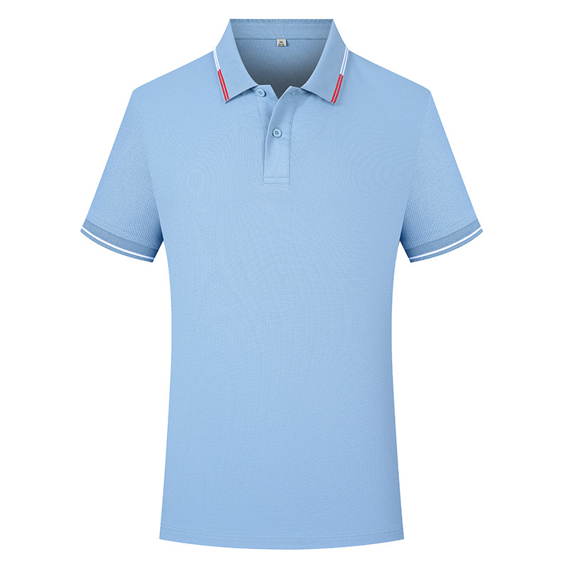 High-end absorción de sudor rápido hielo alga barro antibacteriano solapa polo camiseta de herramientas bordadas camiseta corporativa de grupo ropa de trabajo personalizada