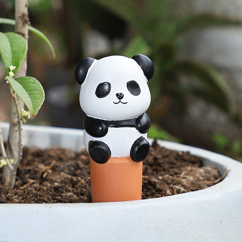 Purificador de agua para macetas de jardinería transfronteriza, dispositivo de riego automático de animales lindos, herramienta de goteo de macetas de riego perezoso