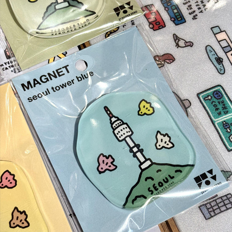 クリスタル接着剤アクリル冷蔵庫マグネット diy カスタマイズされた旅行文化創造的なお土産ホーム磁気磁気装飾|undefined