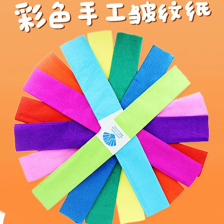 Цветная крепированная бумага Материал ручной работы Бумага крепированная бумага Рука протереть бумагу Роза Гвоздика протереть бумагу 10 видов цветов