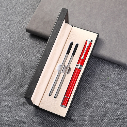 Business ball pen gift set with printed logo, combined stationery gift box set, gel pen for teachers and leaders