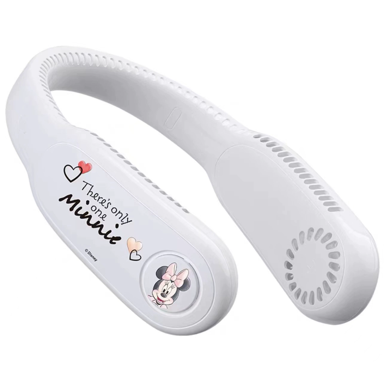 Disney/迪士尼 Strawberry Bear Halter Fan Portable Silent Bladeless High Wind USB Charging Strong Battery Life