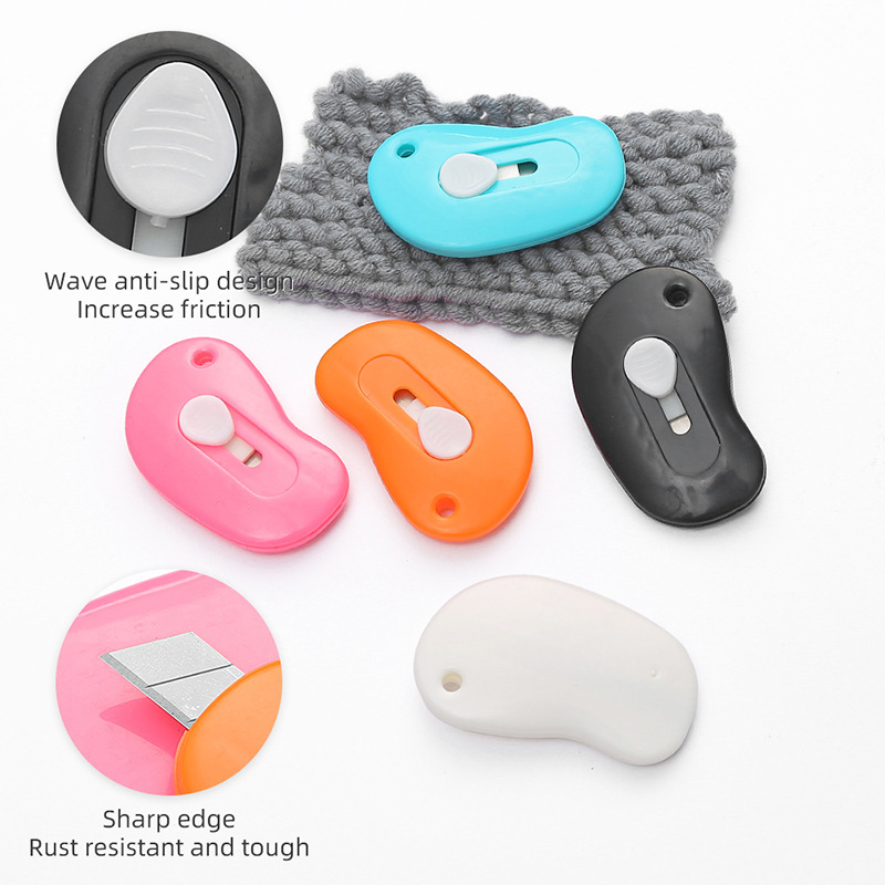 Cuchillo pequeño simple Mini cuchillo portátil Papel de corte de oficina Cuchillo de uso general para abrir Cuchillo expreso